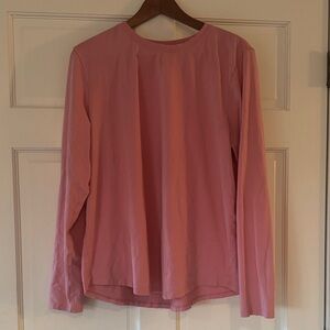 lululemon athletica Soft Pink Long Sleeve Tee